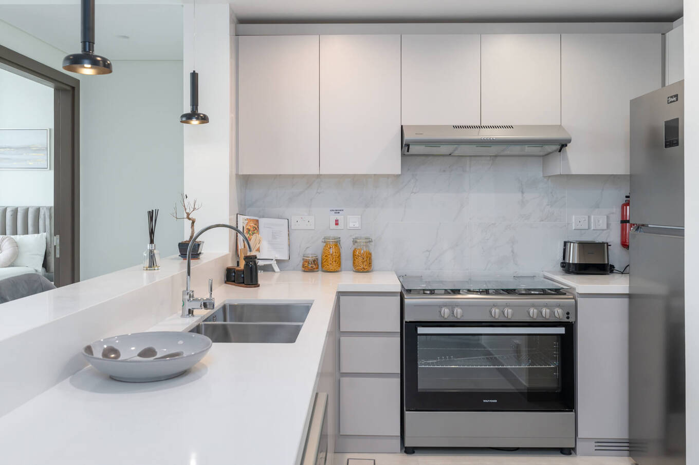 Apartment with 2 bedrooms in Al Kifaf, Dubai